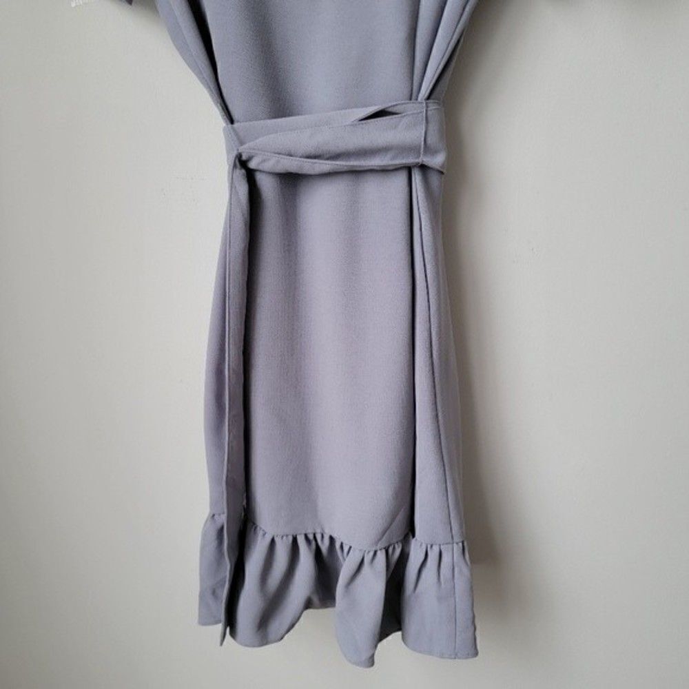 𝅺fashion NOVA Attention Grabber Ruffle Mini Dress Size Medium - Picture 9 of 14